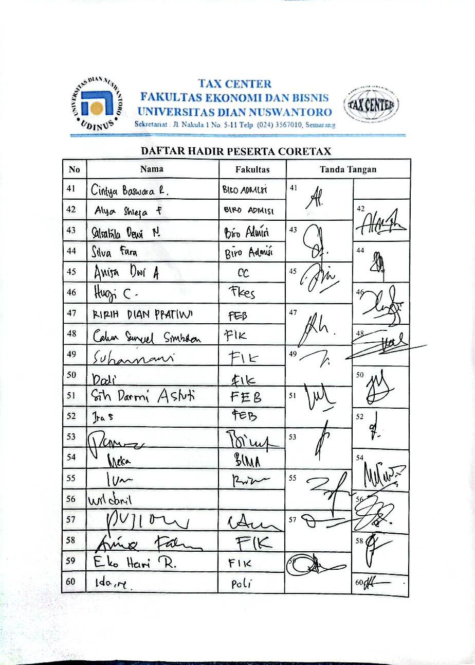 CoreTax Service Campaign